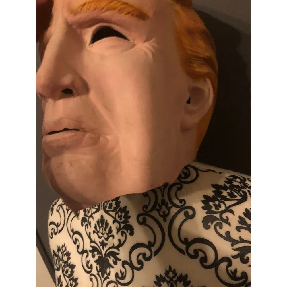 Halloween costume masks hillary clinton and donald trump couples costume